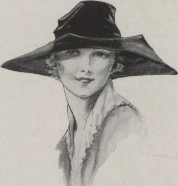An illustration from Individuality in millinery, 1921, leaf 29
