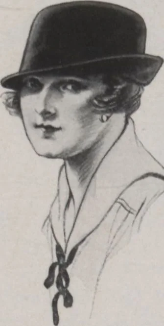 An illustration from Individuality in millinery, 1921, leaf 30