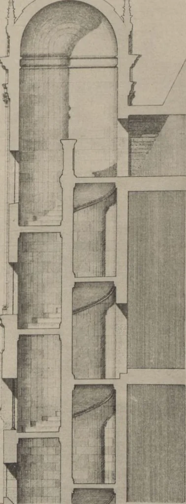 An illustration from Chambord : notice sur les travaux de restauration exécutés au château de 1882 à 1894 / par MM. Desbois père et fils, 1894, leaf 27