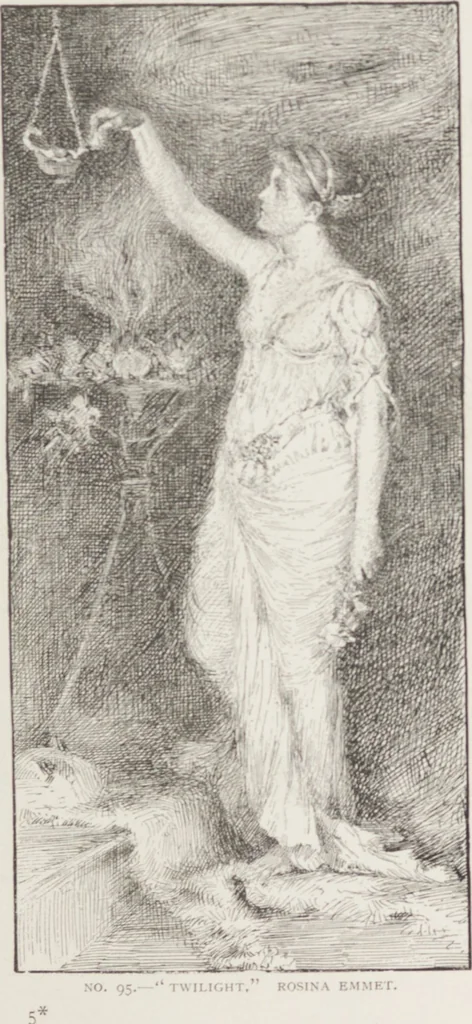 An illustration from American paintings and sculpture contributed to the "Second Prize Fund Exhibition", 1886, leaf 61