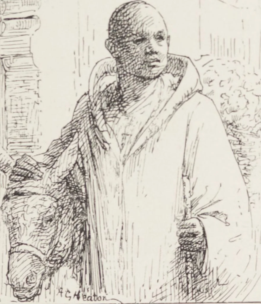 An illustration from American paintings and sculpture contributed to the "Second Prize Fund Exhibition", 1886, leaf 67