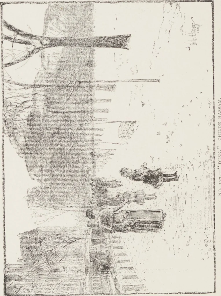 An illustration from American paintings and sculpture contributed to the "Second Prize Fund Exhibition", 1886, leaf 70