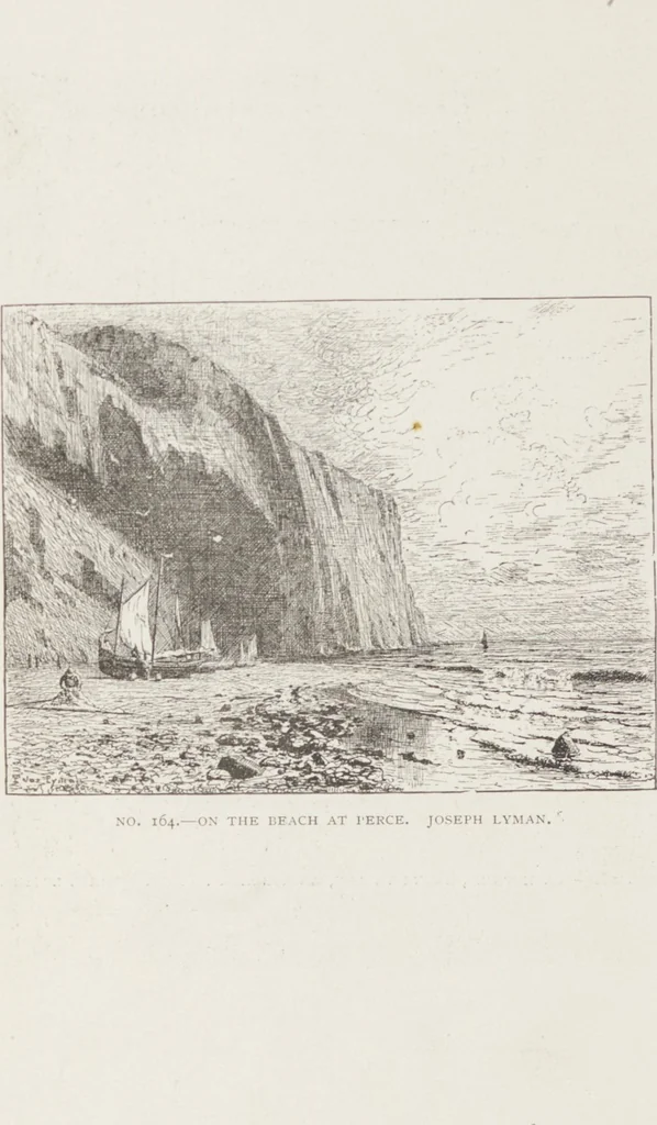 An illustration from American paintings and sculpture contributed to the "Second Prize Fund Exhibition", 1886, leaf 76