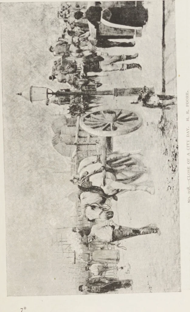 An illustration from American paintings and sculpture contributed to the "Second Prize Fund Exhibition", 1886, leaf 85
