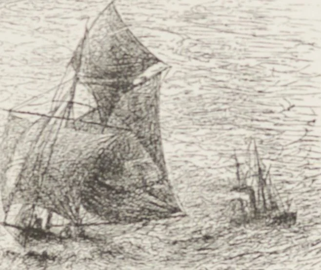 An illustration from American paintings and sculpture contributed to the "Second Prize Fund Exhibition", 1886, leaf 97