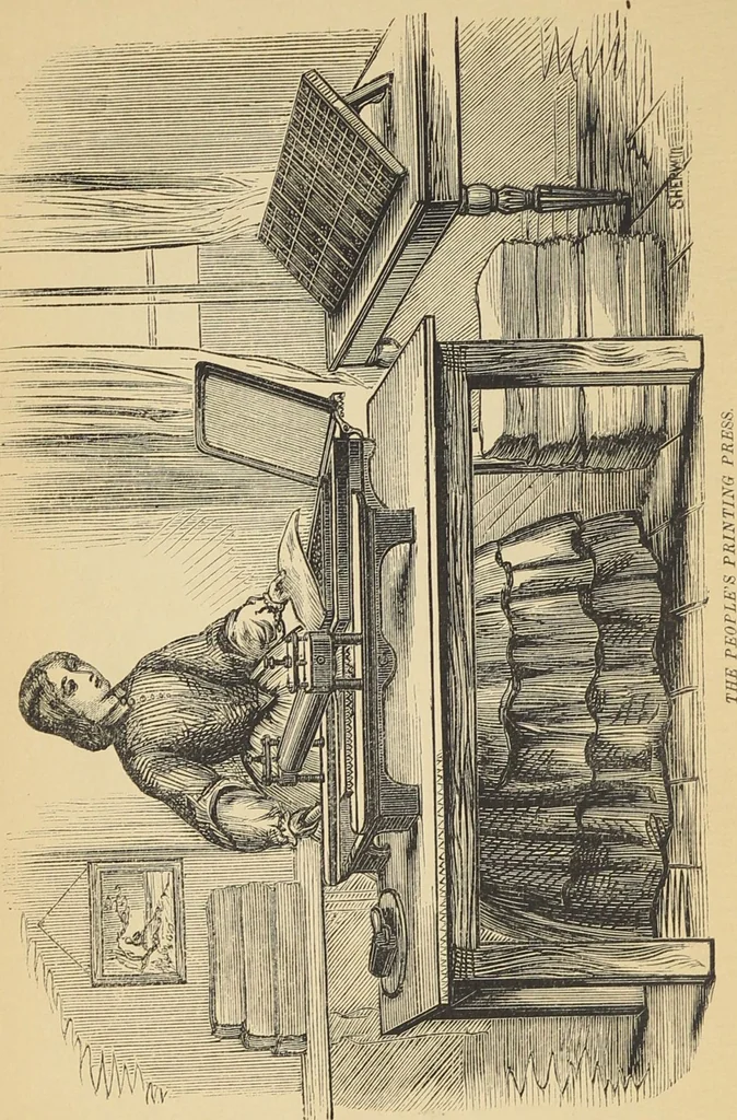 An illustration from The art of lithography / by D.G. Berri, 1864, leaf 4