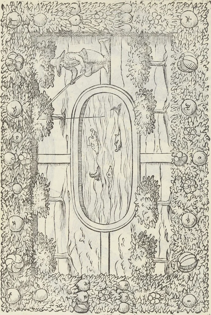 An illustration from Il trinciante / di M. Vincenzo Cervio ; ampliato, et ridotto a perfettione dal cavalier Reale Fusoritto da Narni ... ; con una bellissima aggiunta fatta nouamente dall'istesso caualier Reale .., 1593, leaf 112