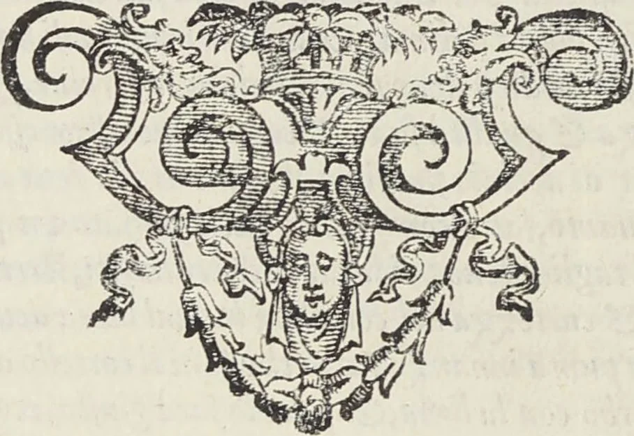 An illustration from Il trinciante / di M. Vincenzo Cervio ; ampliato, et ridotto a perfettione dal cavalier Reale Fusoritto da Narni ... ; con una bellissima aggiunta fatta nouamente dall'istesso caualier Reale .., 1593, leaf 16