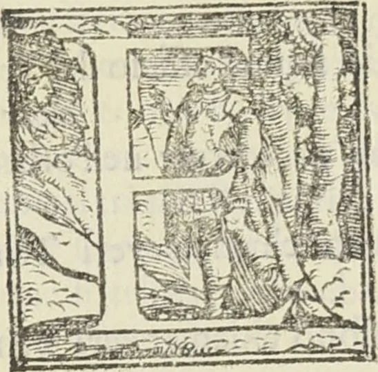An illustration from Il trinciante / di M. Vincenzo Cervio ; ampliato, et ridotto a perfettione dal cavalier Reale Fusoritto da Narni ... ; con una bellissima aggiunta fatta nouamente dall'istesso caualier Reale .., 1593, leaf 3