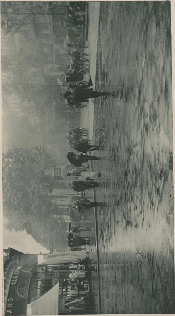 An illustration from Picturesque bits of New York and other studies / by Alfred Stieglitz, 1897, leaf 8