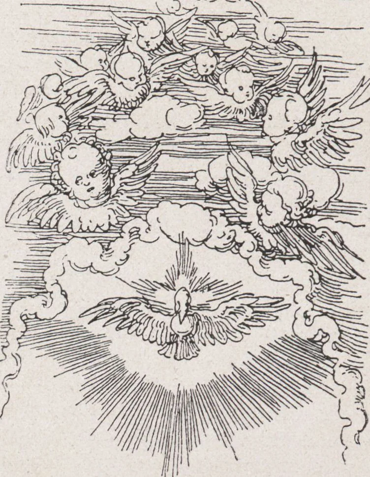 An illustration from Mediz Pelikan mappe / hrsg. vom Kunstwart, 1922, leaf 4