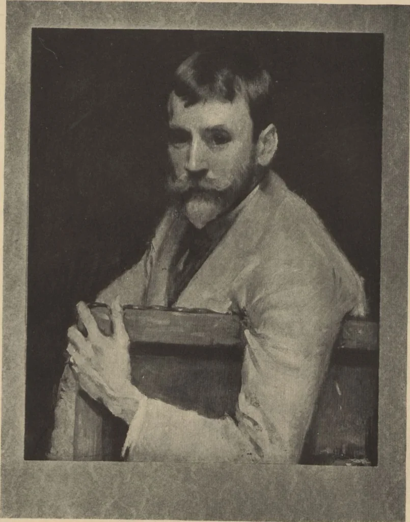 An illustration from Catalogue of a memorial loan exhibition of the works of Robert Frederick Blum / with an introduction by Martin Birnbaum, 1913, leaf 2