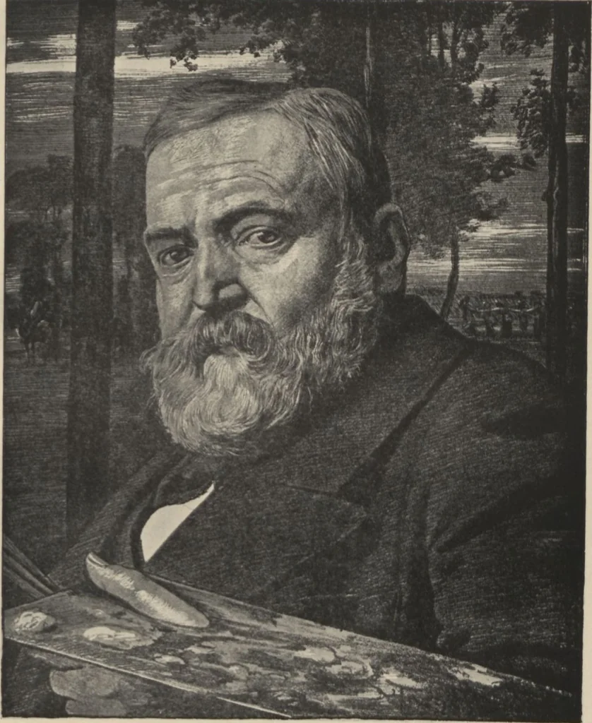 An illustration from Catalogue of an exhibition of contemporary German graphic art / with an introduction by Martin Birnbaum, 1912, leaf 12