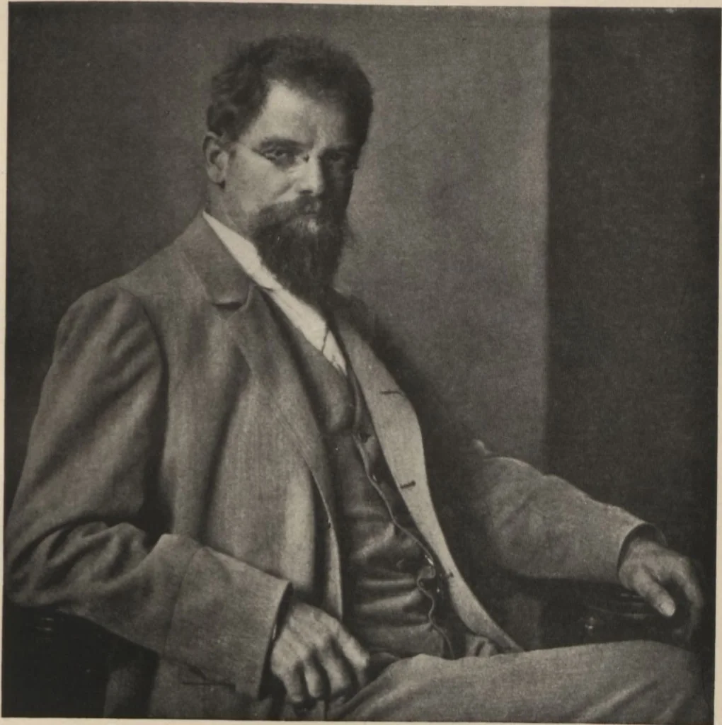 An illustration from Catalogue of an exhibition of contemporary German graphic art / with an introduction by Martin Birnbaum, 1912, leaf 22