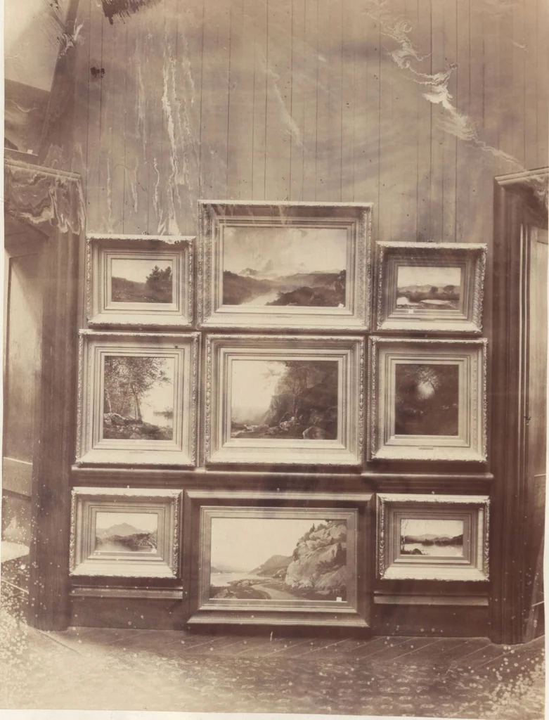 An illustration from [Photographs of paintings by J. F. Kensett], 1874, leaf 1