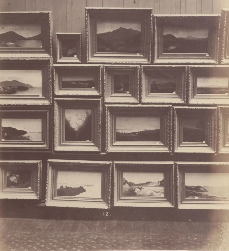 An illustration from [Photographs of paintings by J. F. Kensett], 1874, leaf 11