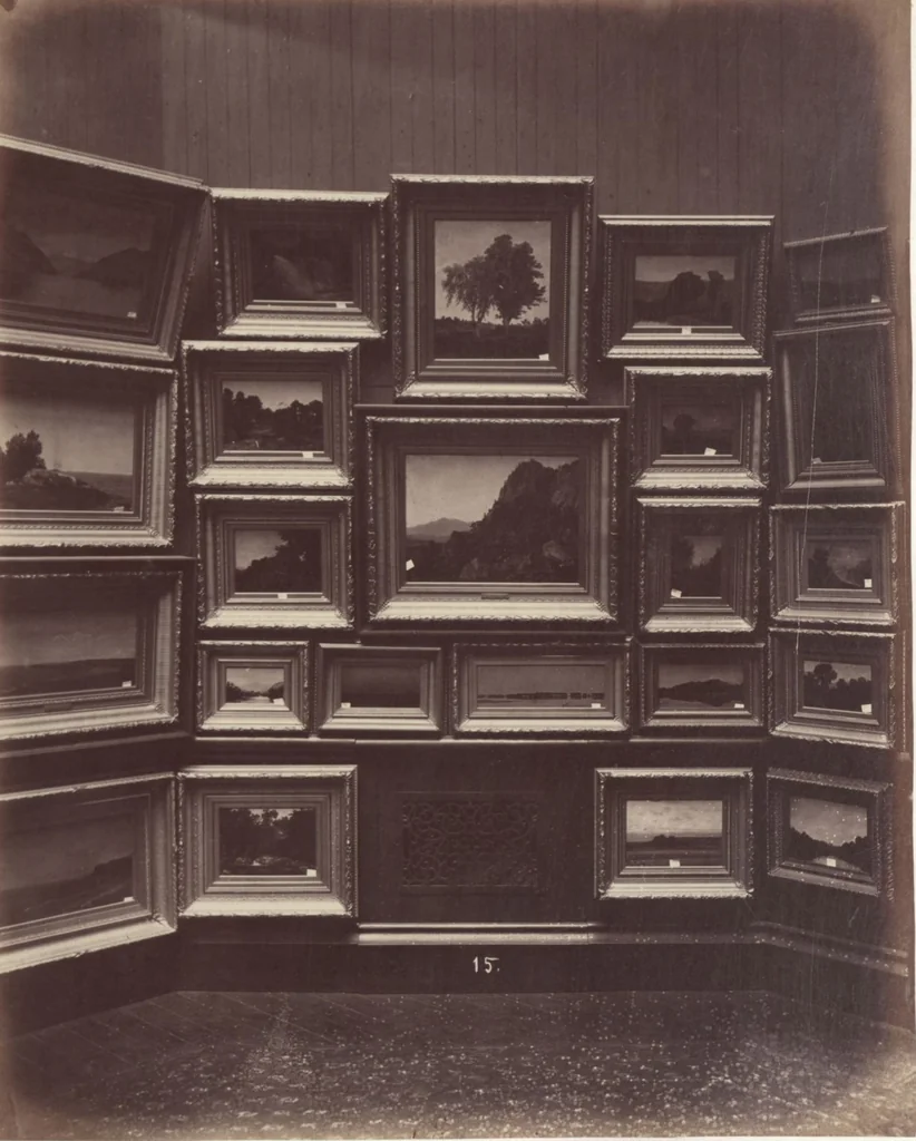 An illustration from [Photographs of paintings by J. F. Kensett], 1874, leaf 14
