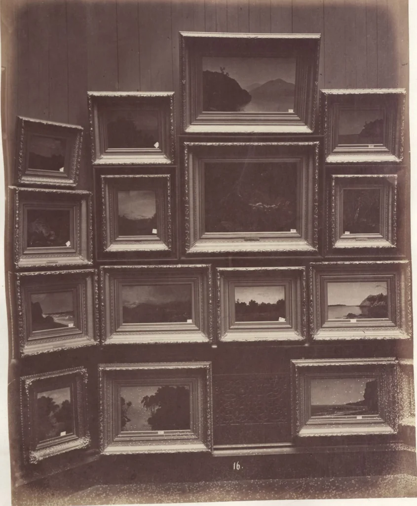 An illustration from [Photographs of paintings by J. F. Kensett], 1874, leaf 15