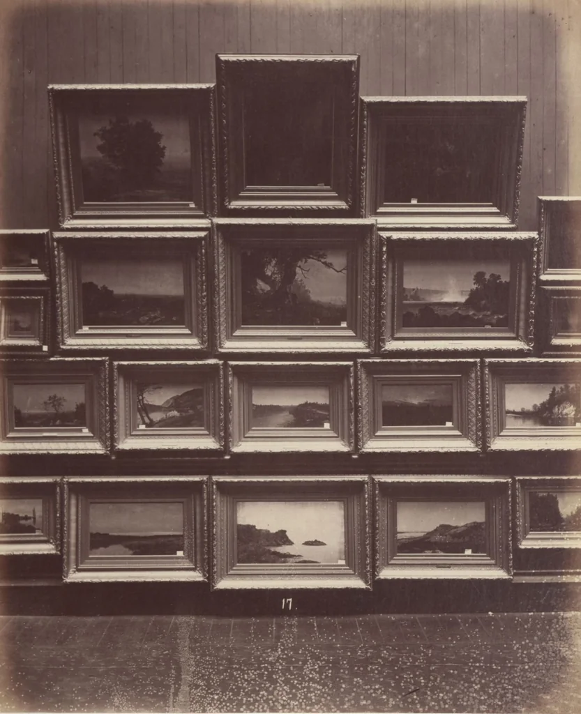 An illustration from [Photographs of paintings by J. F. Kensett], 1874, leaf 16