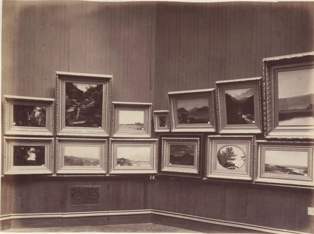 An illustration from [Photographs of paintings by J. F. Kensett], 1874, leaf 19