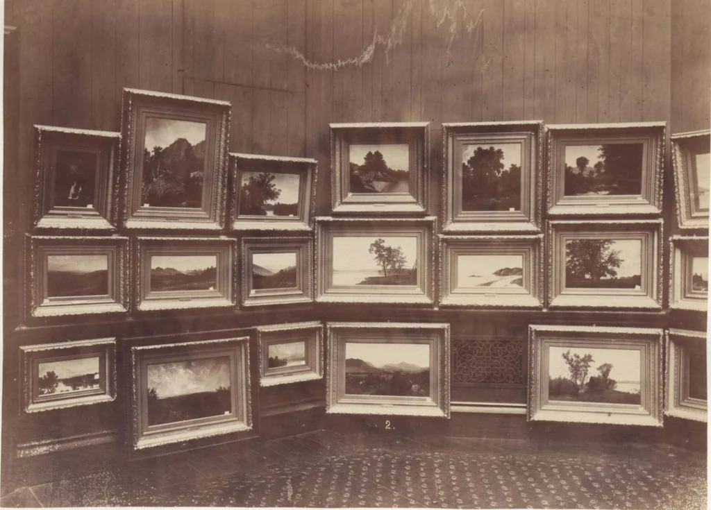 An illustration from [Photographs of paintings by J. F. Kensett], 1874, leaf 2
