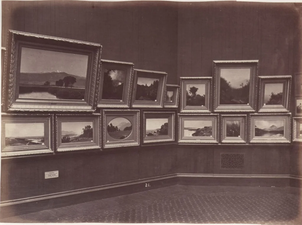 An illustration from [Photographs of paintings by J. F. Kensett], 1874, leaf 20