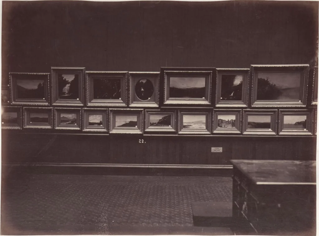 An illustration from [Photographs of paintings by J. F. Kensett], 1874, leaf 21