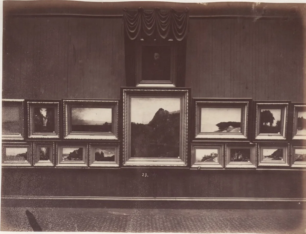 An illustration from [Photographs of paintings by J. F. Kensett], 1874, leaf 22