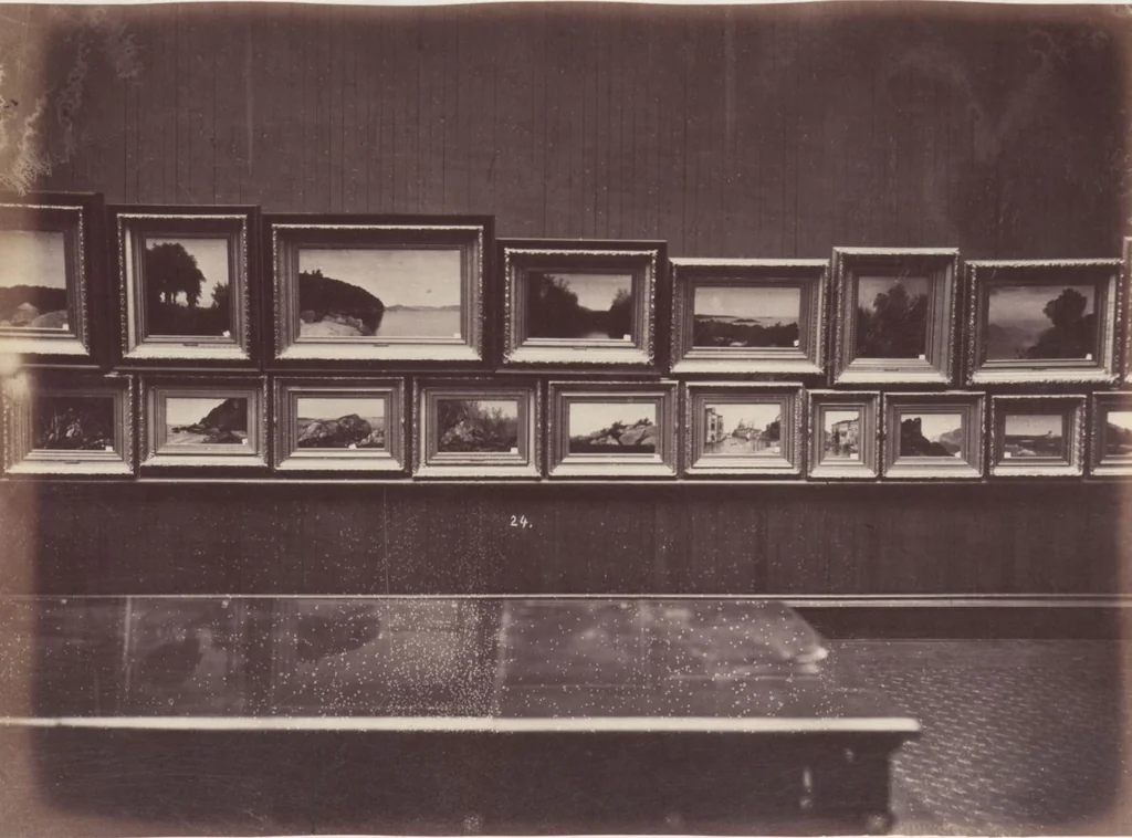 An illustration from [Photographs of paintings by J. F. Kensett], 1874, leaf 23