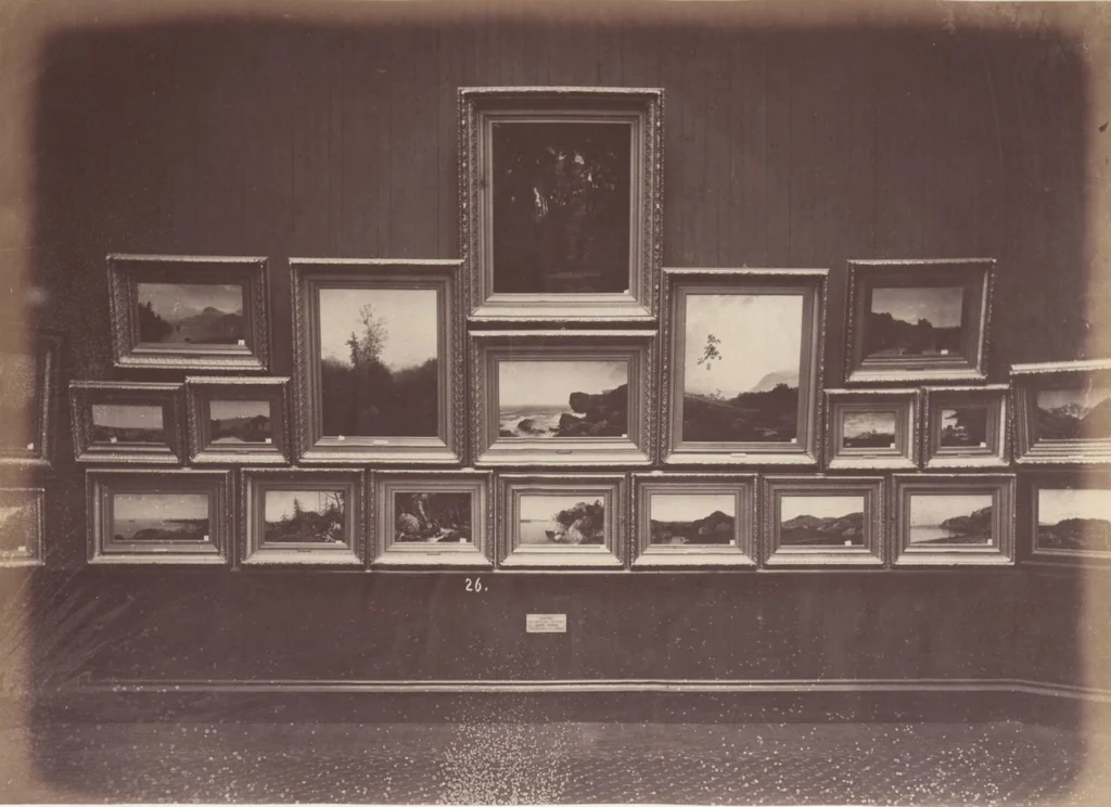 An illustration from [Photographs of paintings by J. F. Kensett], 1874, leaf 25
