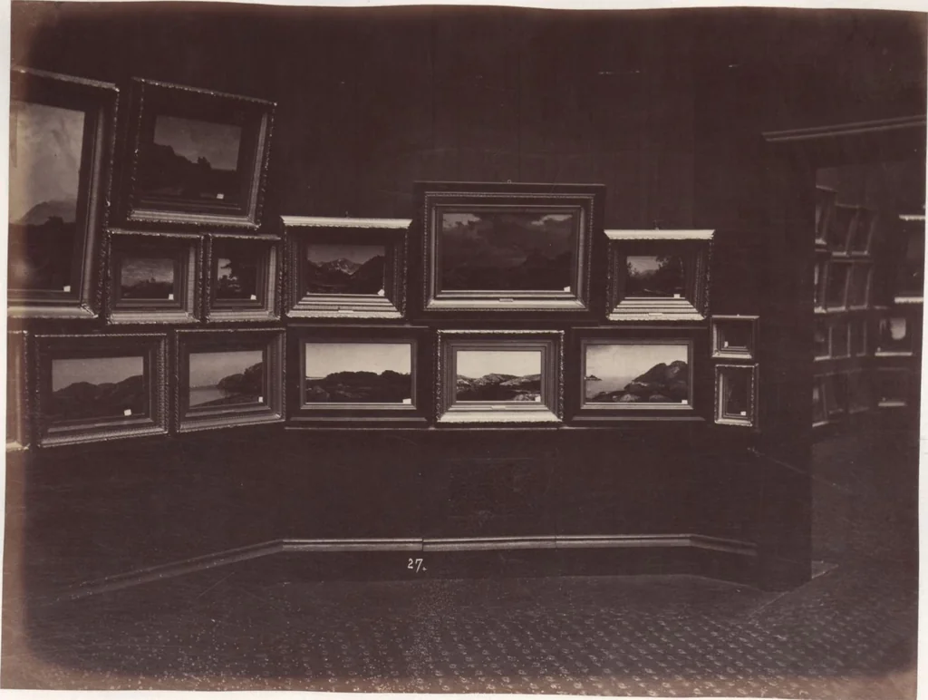 An illustration from [Photographs of paintings by J. F. Kensett], 1874, leaf 26