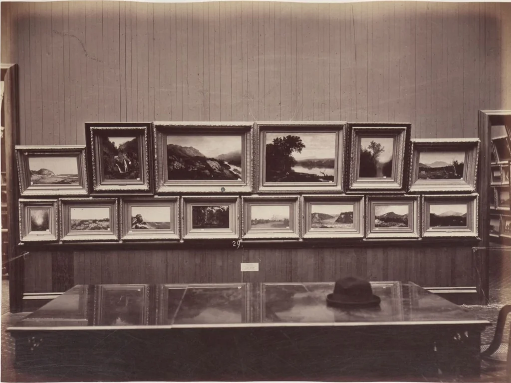 An illustration from [Photographs of paintings by J. F. Kensett], 1874, leaf 28