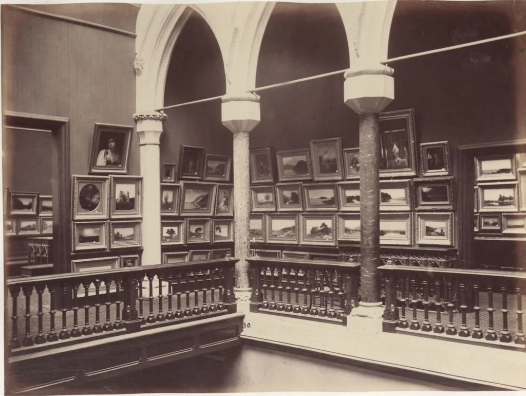 An illustration from [Photographs of paintings by J. F. Kensett], 1874, leaf 29