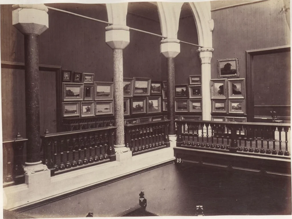 An illustration from [Photographs of paintings by J. F. Kensett], 1874, leaf 32