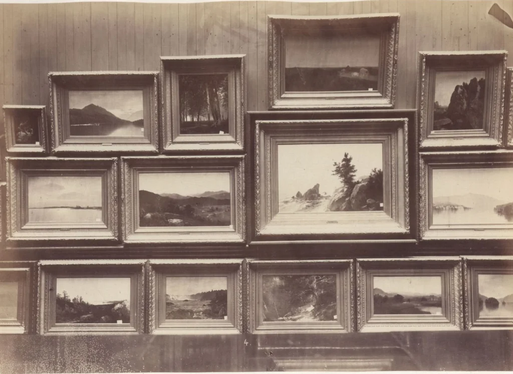 An illustration from [Photographs of paintings by J. F. Kensett], 1874, leaf 4