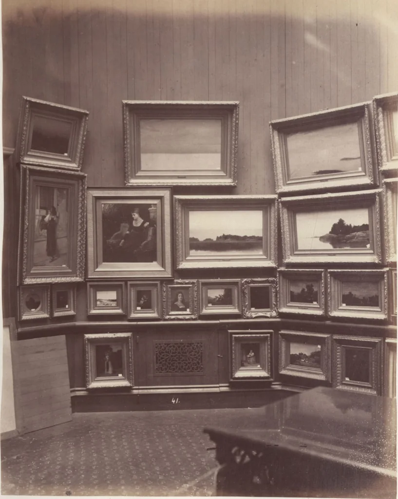 An illustration from [Photographs of paintings by J. F. Kensett], 1874, leaf 40