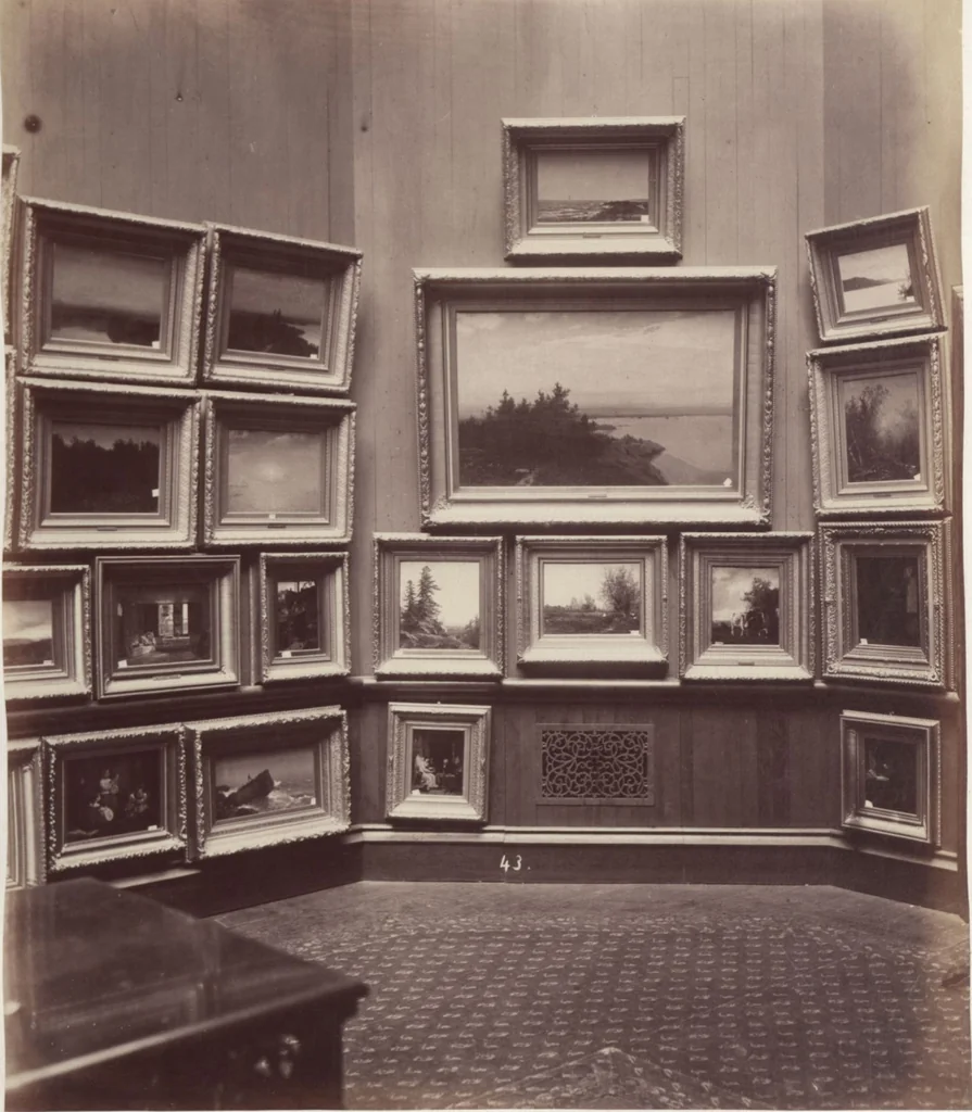 An illustration from [Photographs of paintings by J. F. Kensett], 1874, leaf 42