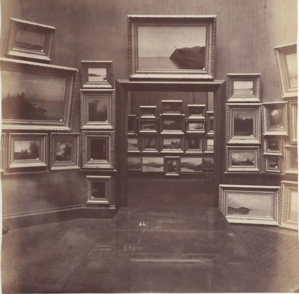 An illustration from [Photographs of paintings by J. F. Kensett], 1874, leaf 43