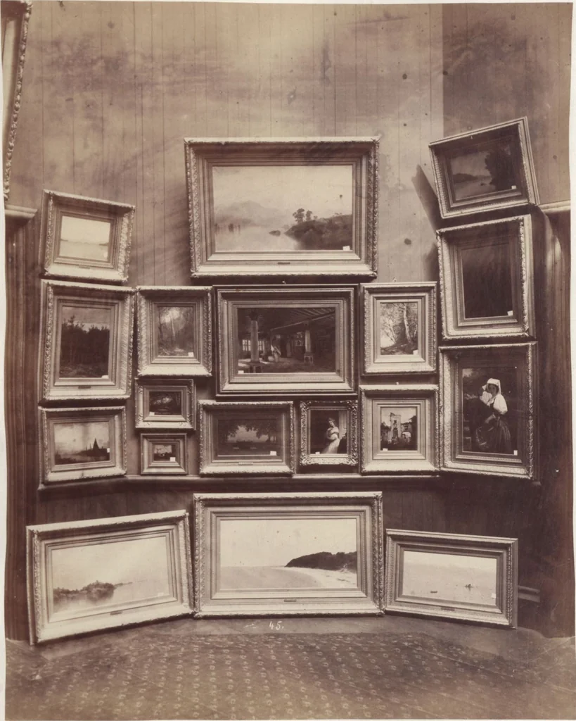 An illustration from [Photographs of paintings by J. F. Kensett], 1874, leaf 44