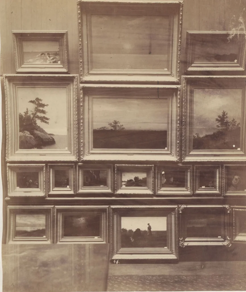 An illustration from [Photographs of paintings by J. F. Kensett], 1874, leaf 45