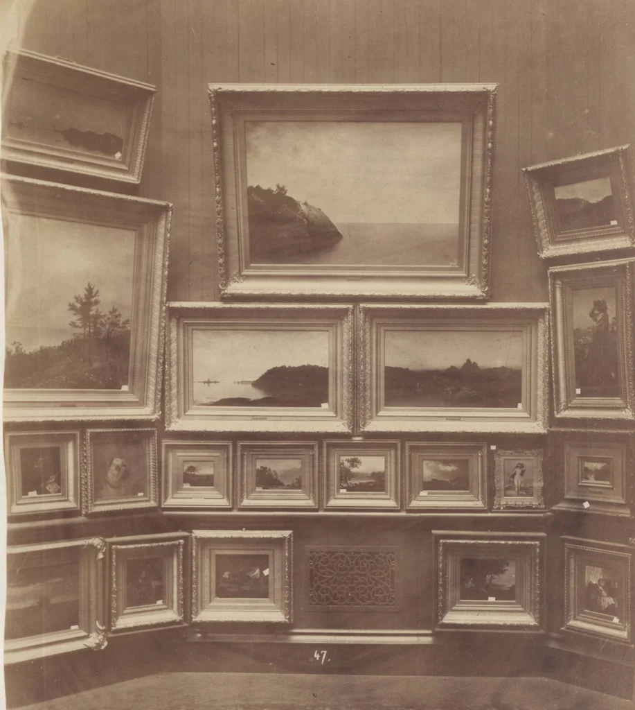 An illustration from [Photographs of paintings by J. F. Kensett], 1874, leaf 46