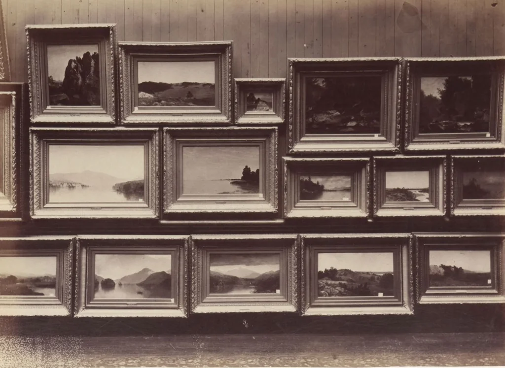 An illustration from [Photographs of paintings by J. F. Kensett], 1874, leaf 5