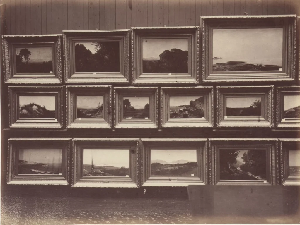 An illustration from [Photographs of paintings by J. F. Kensett], 1874, leaf 8
