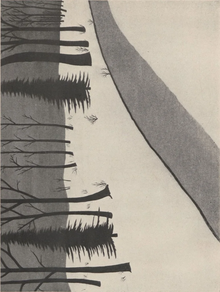 An illustration from An exhibition of paintings by Emile Branchard, March 21st to April 11th, 1925, 1925, leaf 8