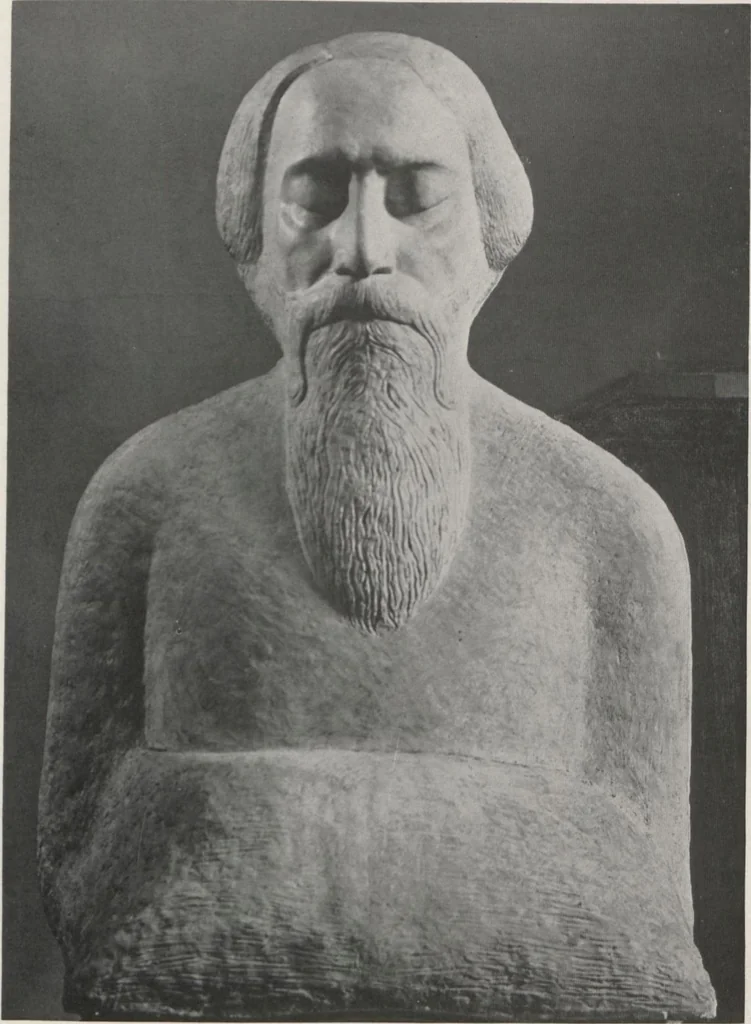 An illustration from Exhibition of sculptures by Alfeo Faggi / [an approach by Richard Offner], 1921, leaf 1