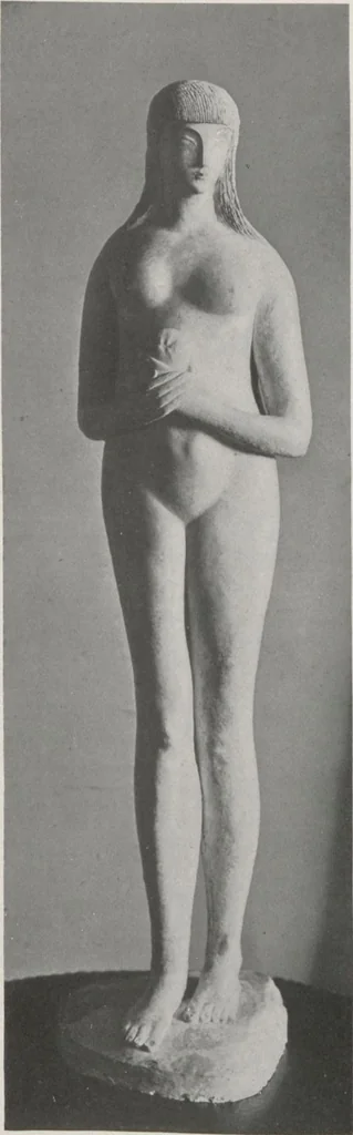 An illustration from Exhibition of sculptures by Alfeo Faggi / [an approach by Richard Offner], 1921, leaf 12