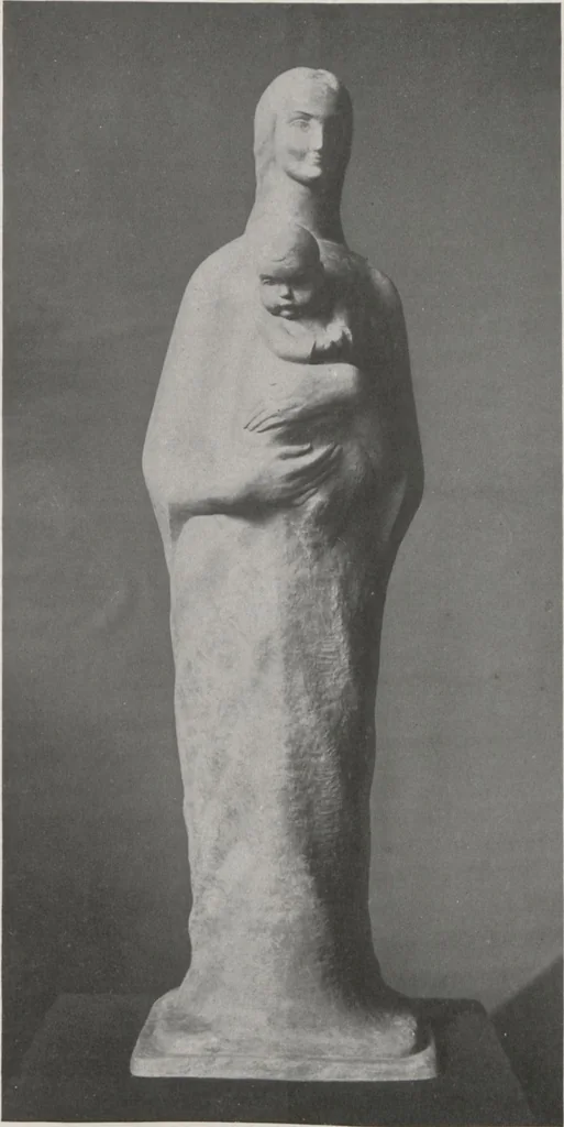 An illustration from Exhibition of sculptures by Alfeo Faggi / [an approach by Richard Offner], 1921, leaf 8