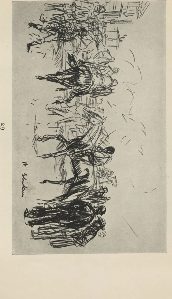 An illustration from Modern paintings, drawings, etc. exhibited for the benefit of the American War Relief ... January 2 to February 2, 1918 / [with a preface by Guy Pène du Bois], 1918, leaf 31