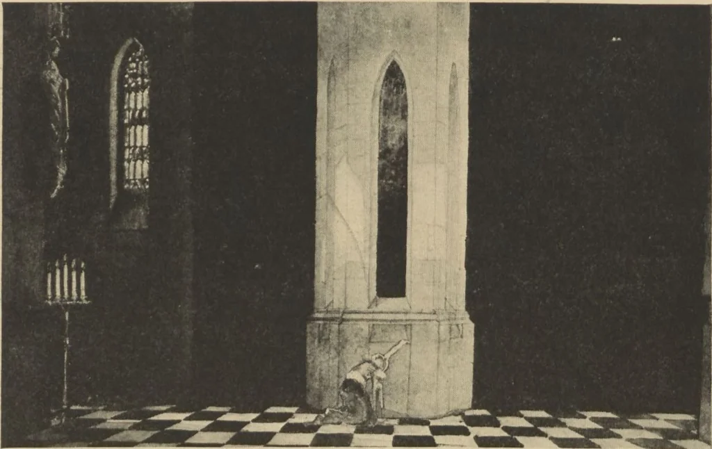 An illustration from American stage designs : an illustrated catalogue of the models, drawings and photographs exhibited at the Bourgeois Galleries in New York, April 5th to 26th, 1919, 1919, leaf 26