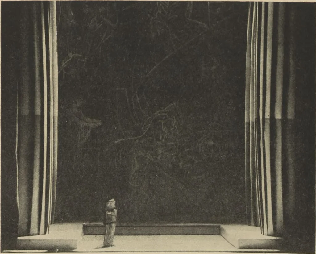 An illustration from American stage designs : an illustrated catalogue of the models, drawings and photographs exhibited at the Bourgeois Galleries in New York, April 5th to 26th, 1919, 1919, leaf 27